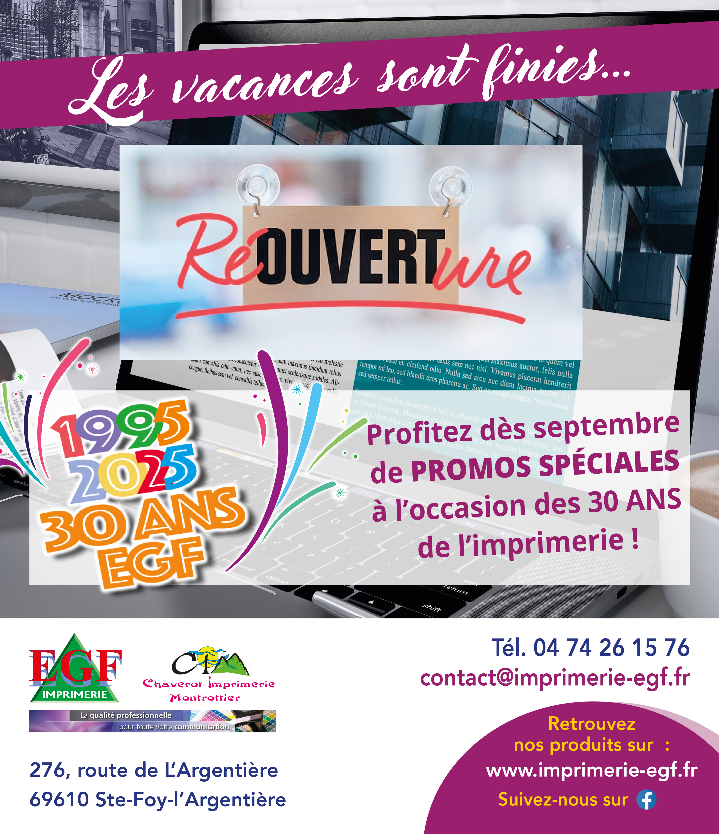 Ré-ouverture après congés